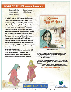 Razia's Ray of Hope: Grades 1–3 Teaching Guide